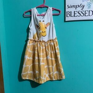 Yellow and White Sleeveless Halter Sundress